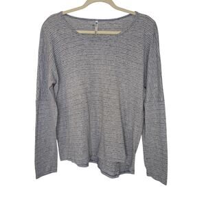 KUHL Allura Linen Blend Long Sleeve Lightweight Sweater Women Size XL Gray